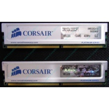 Память 2 шт по 1Gb DDR Corsair XMS3200 CMX1024-3200C2PT XMS3202 V1.6 400MHz CL 2.0 063844-5 Platinum Series (Дербент)