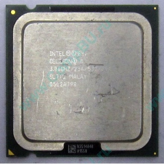 Процессор Intel Celeron D 345J (3.06GHz /256kb /533MHz) SL7TQ s.775 (Дербент)
